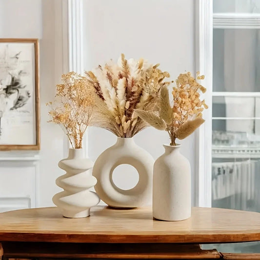 Zelvora AuraVase™ — Luxury Ceramic Vase Set of 3