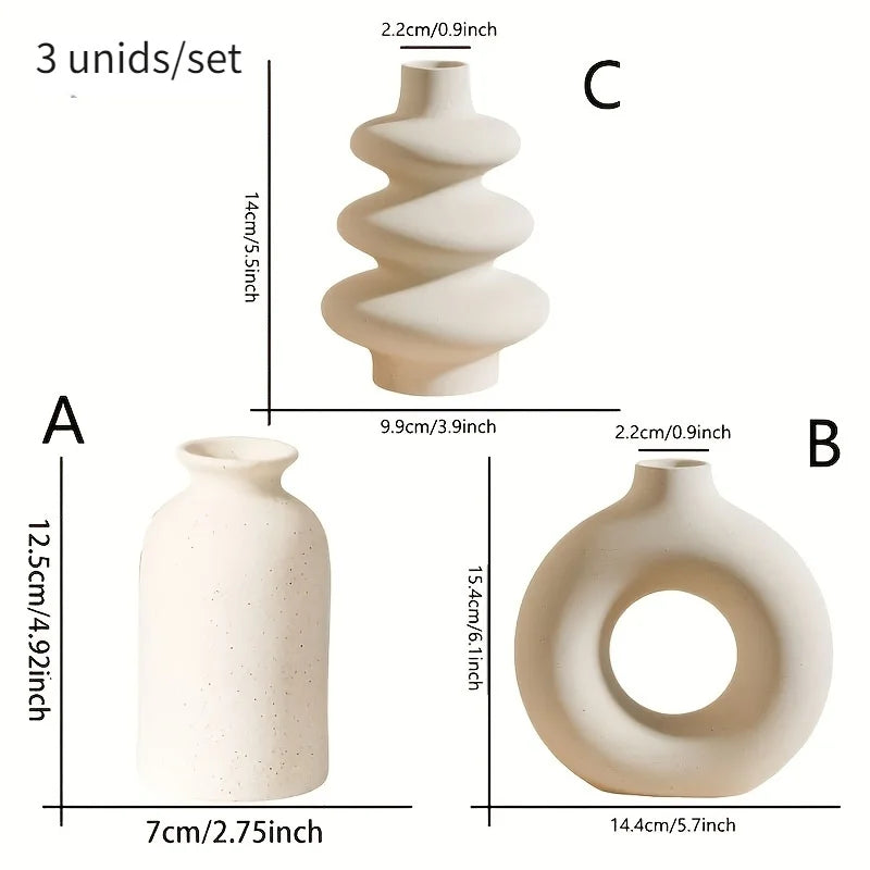 Zelvora AuraVase™ — Luxury Ceramic Vase Set of 3