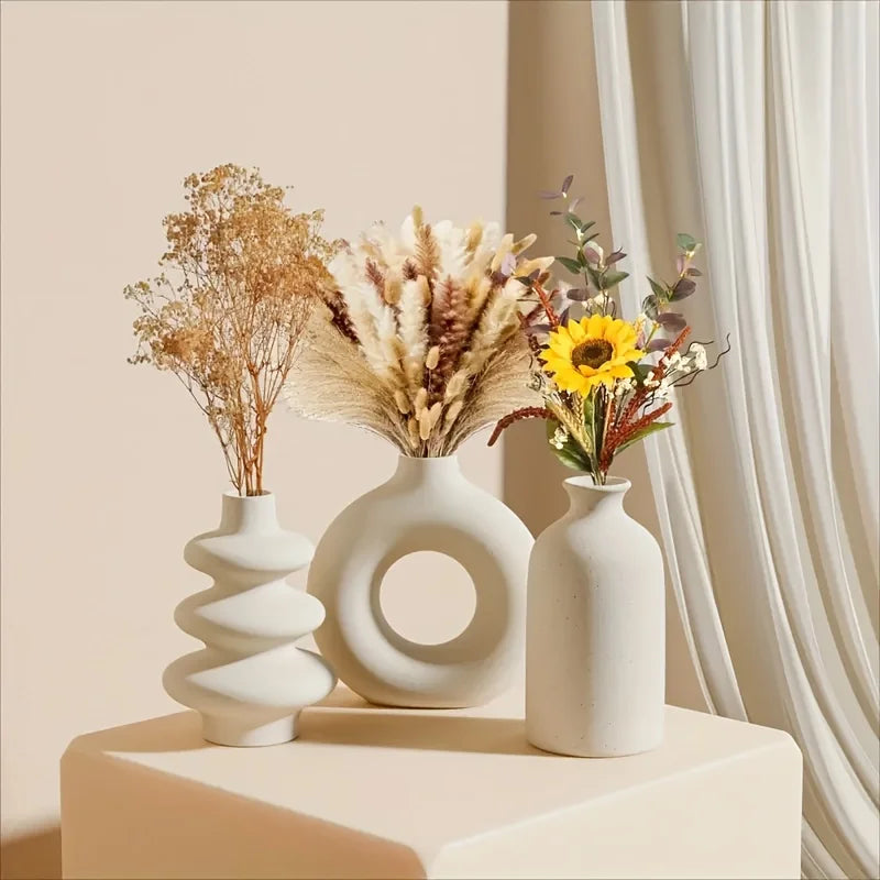 Zelvora AuraVase™ — Luxury Ceramic Vase Set of 3