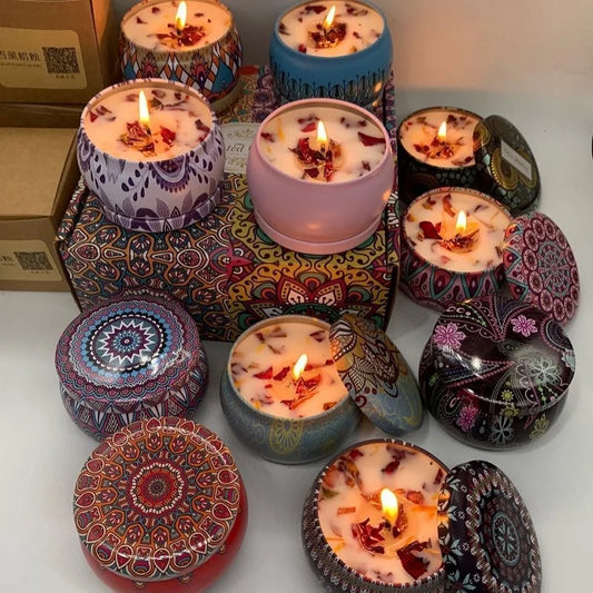 Zelvora ScentedLux™ — Luxury Vintage Aromatherapy Candle Set