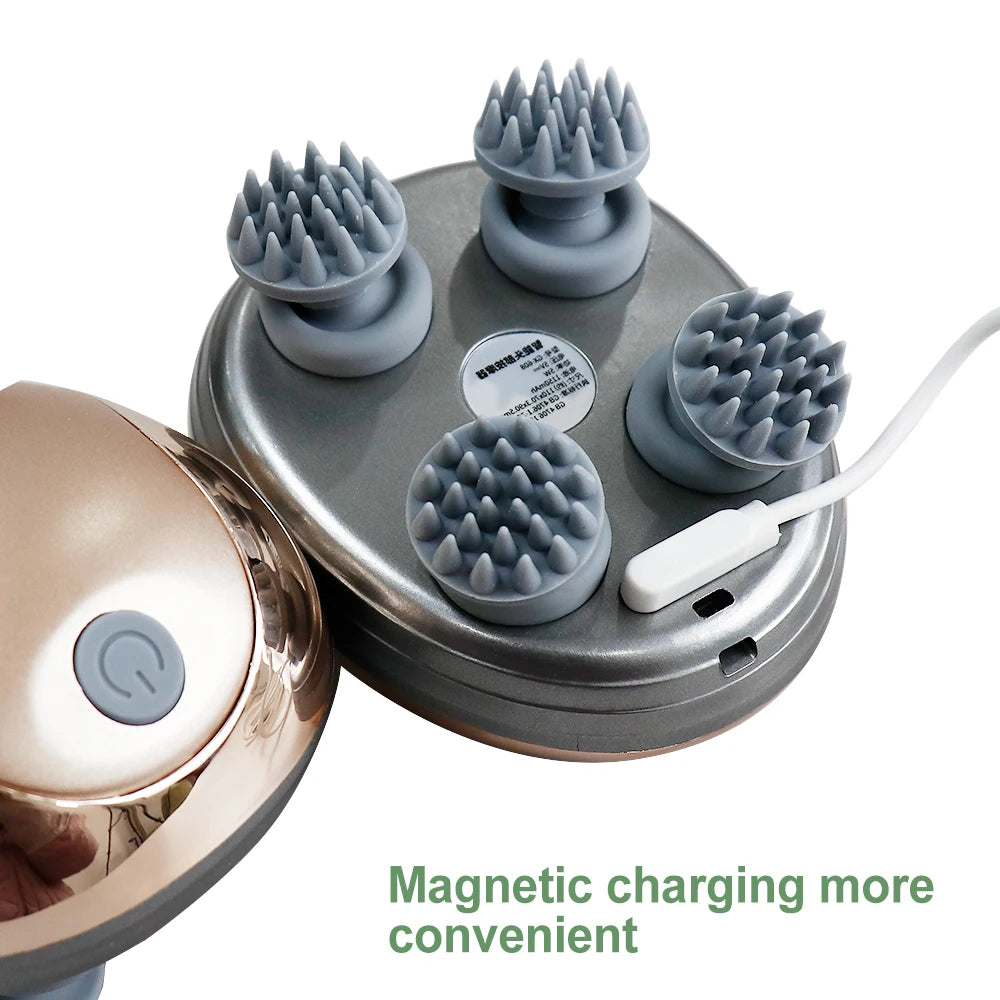 Zelvora ScalpRitual™ — Electric Scalp & Head Massager
