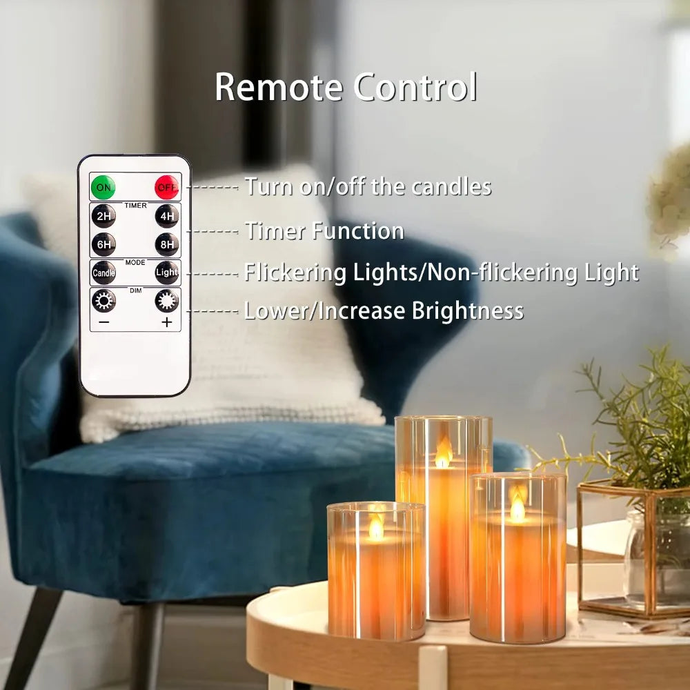 Zelvora Lumière Set™ — Luxury Flameless LED Candle Collection