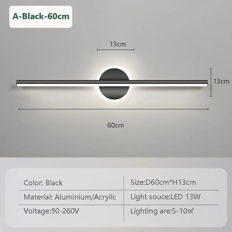 Zelvora LunaGlow™ — Modern LED Bathroom Mirror