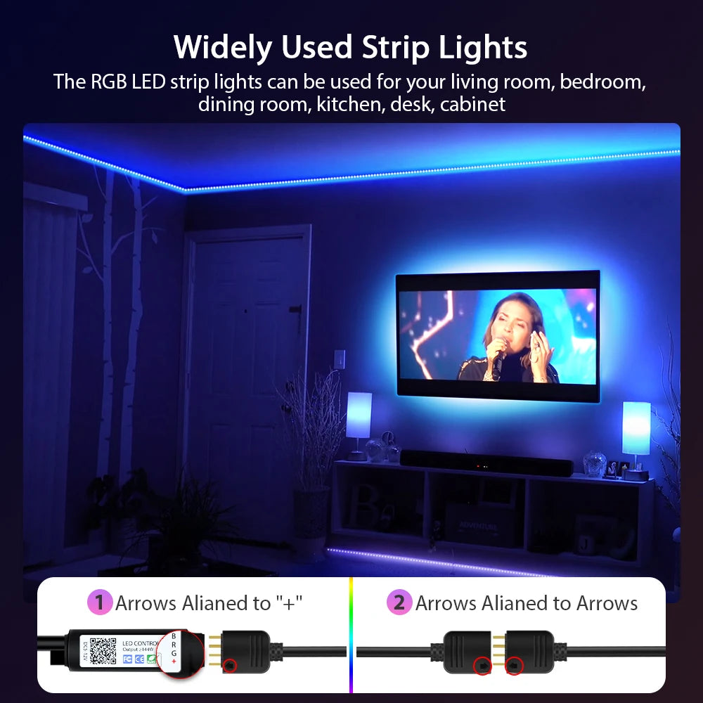 Zelvora LumiStrip™ — RGB Color Changing LED Strip Lights