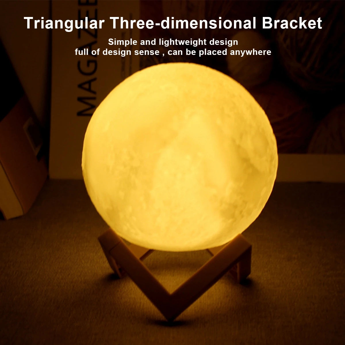 Zelvora LunaOrb™ — 3D LED Moon Lamp Night Light