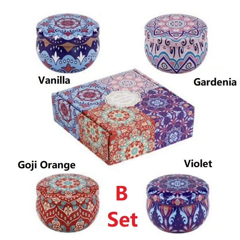 Zelvora ScentedLux™ — Luxury Vintage Aromatherapy Candle Set