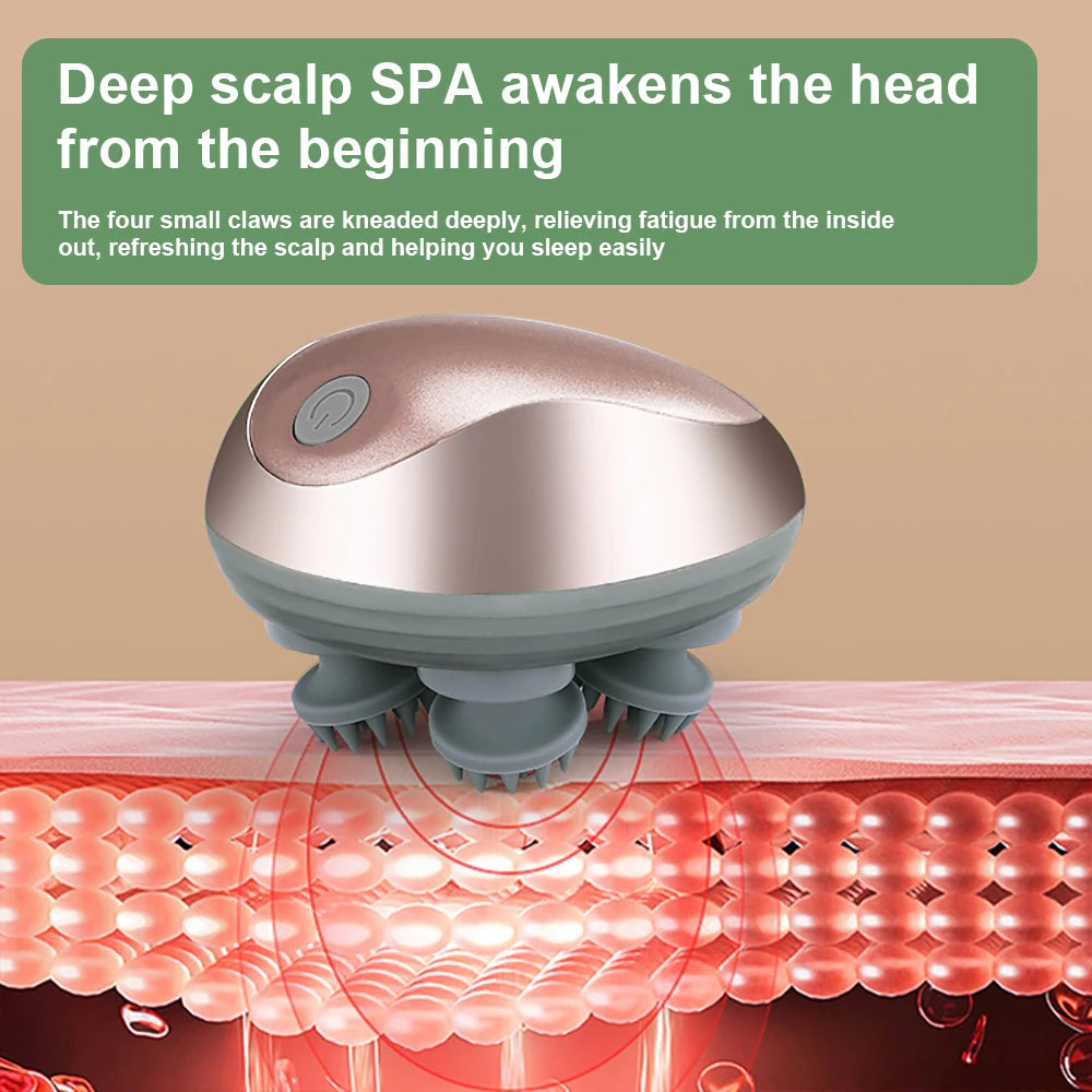 Zelvora ScalpRitual™ — Electric Scalp & Head Massager