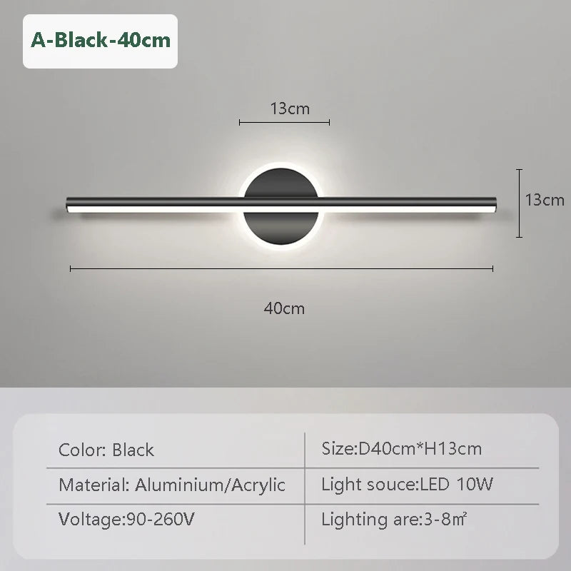 Zelvora LunaGlow™ — Modern LED Bathroom Mirror