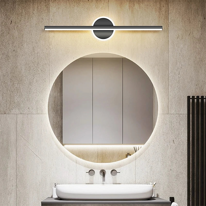 Zelvora LunaGlow™ — Modern LED Bathroom Mirror