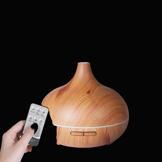 Zelvora AromaLux™ — Luxury Ultrasonic Essential Oil Diffuser