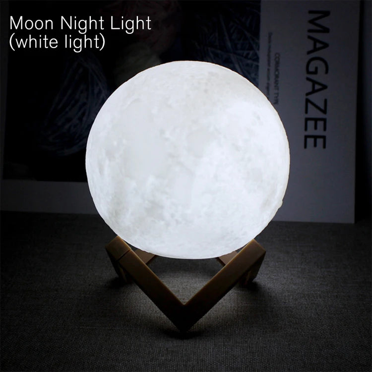 Zelvora LunaOrb™ — 3D LED Moon Lamp Night Light