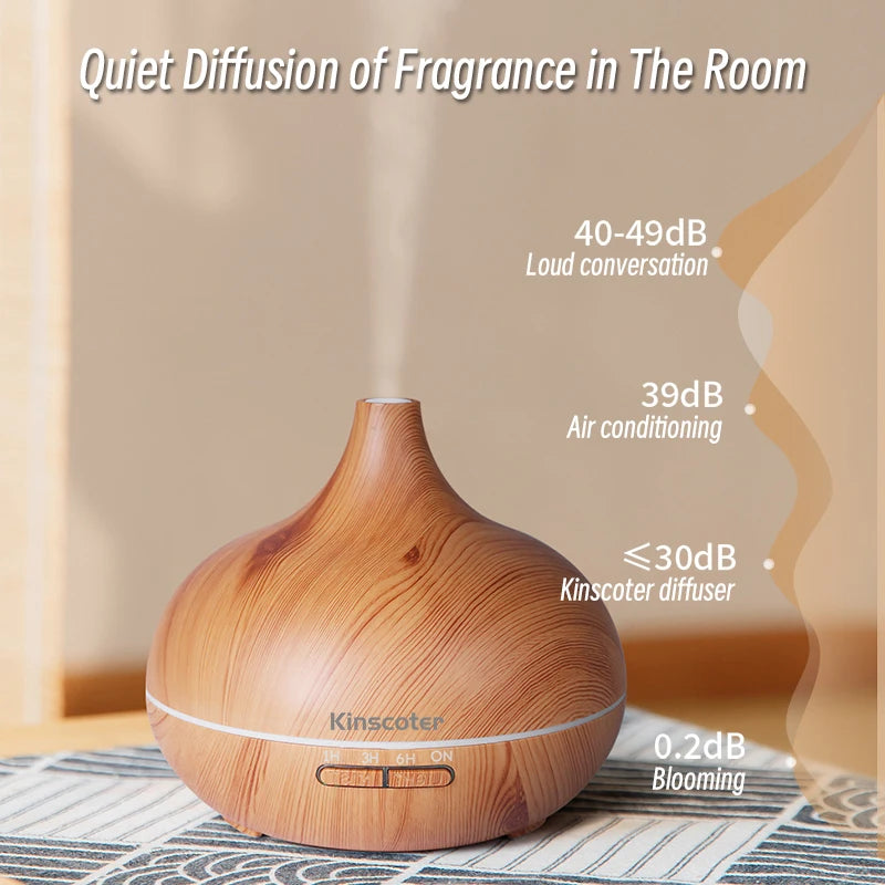 Zelvora AromaLux™ — Luxury Ultrasonic Essential Oil Diffuser