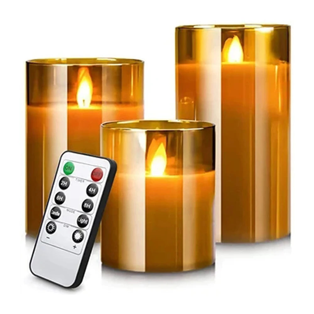 Zelvora Lumière Set™ — Luxury Flameless LED Candle Collection