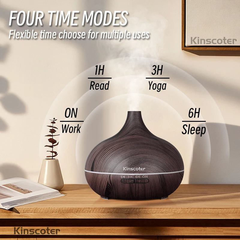 Zelvora AromaLux™ — Luxury Ultrasonic Essential Oil Diffuser