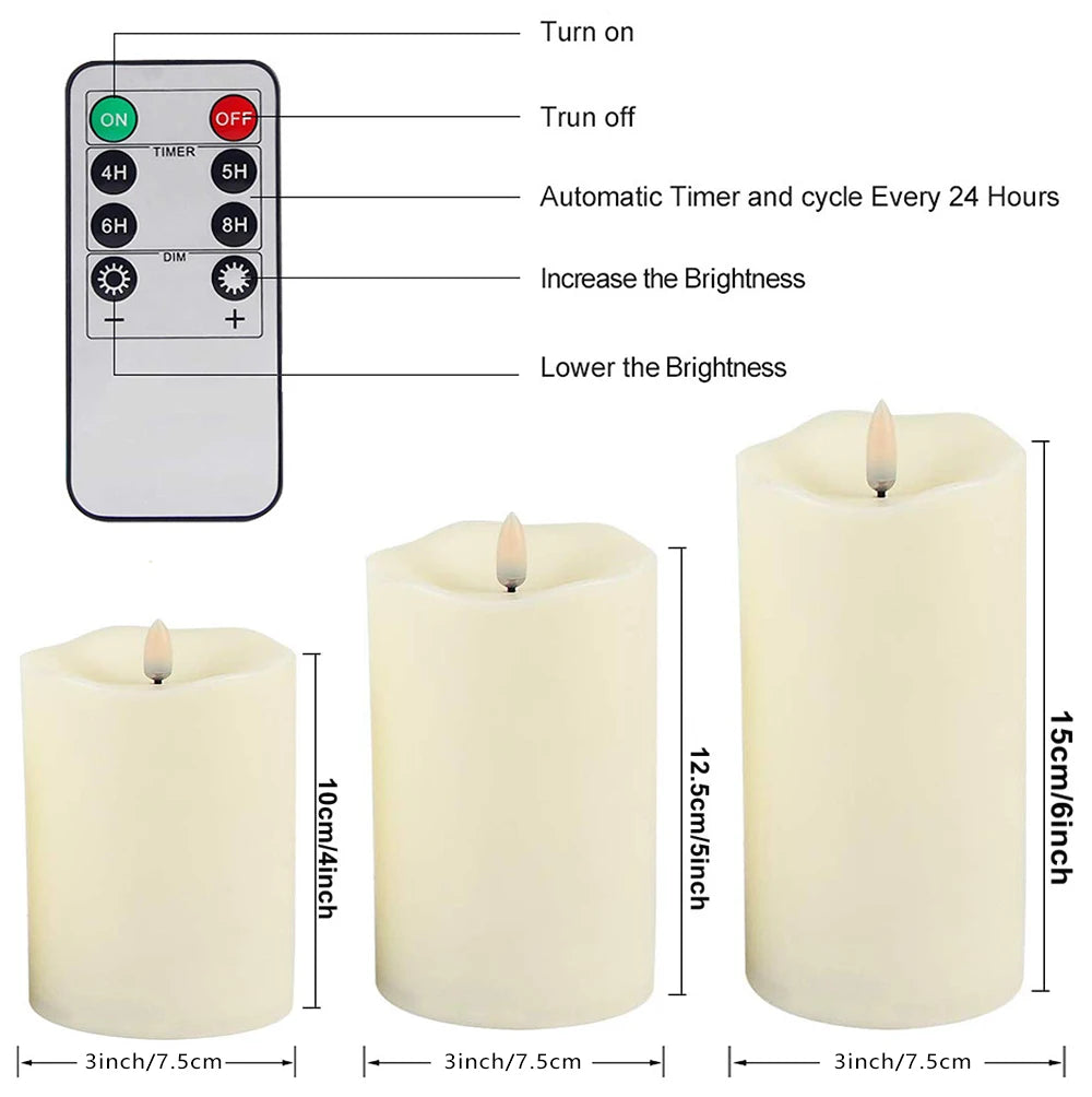 Zelvora Lumière Set™ — Luxury Flameless LED Candle Collection