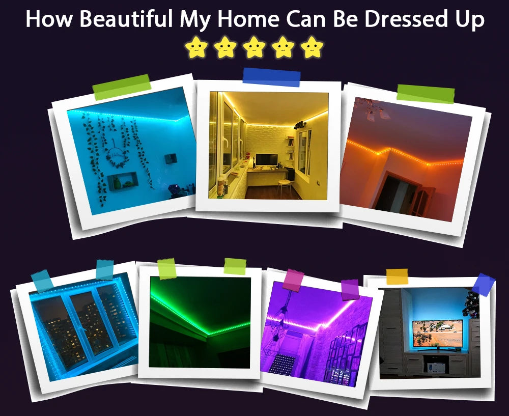 Zelvora LumiStrip™ — RGB Color Changing LED Strip Lights