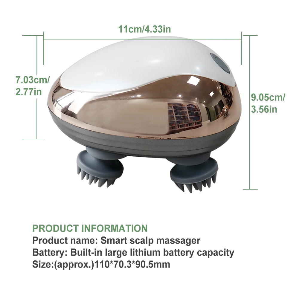 Zelvora ScalpRitual™ — Electric Scalp & Head Massager