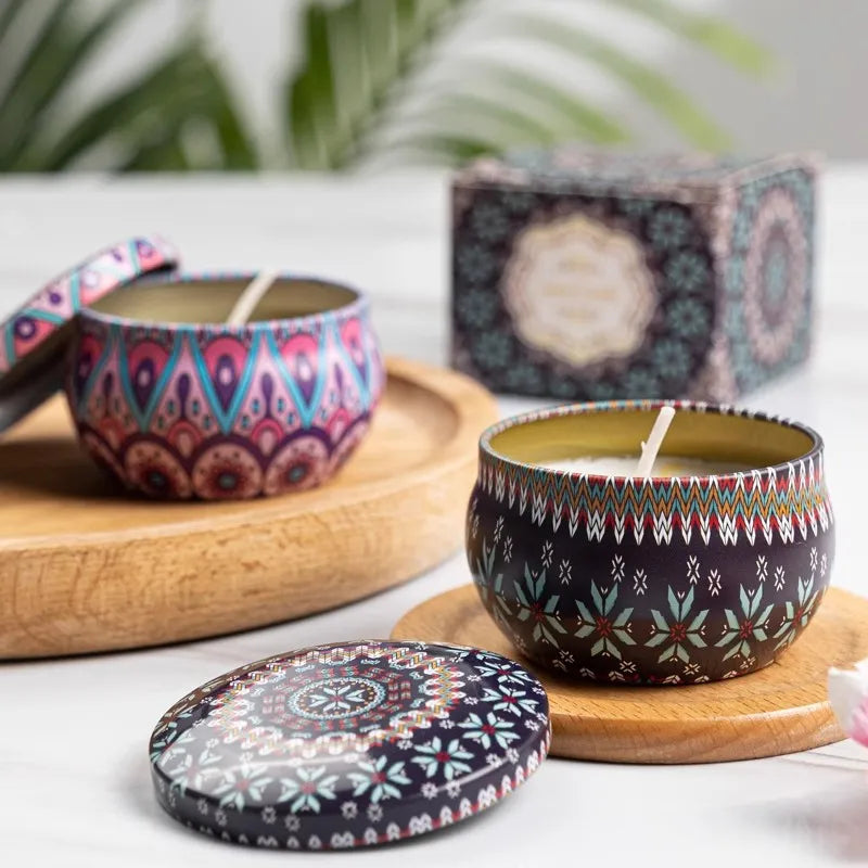 Zelvora ScentedLux™ — Luxury Vintage Aromatherapy Candle Set