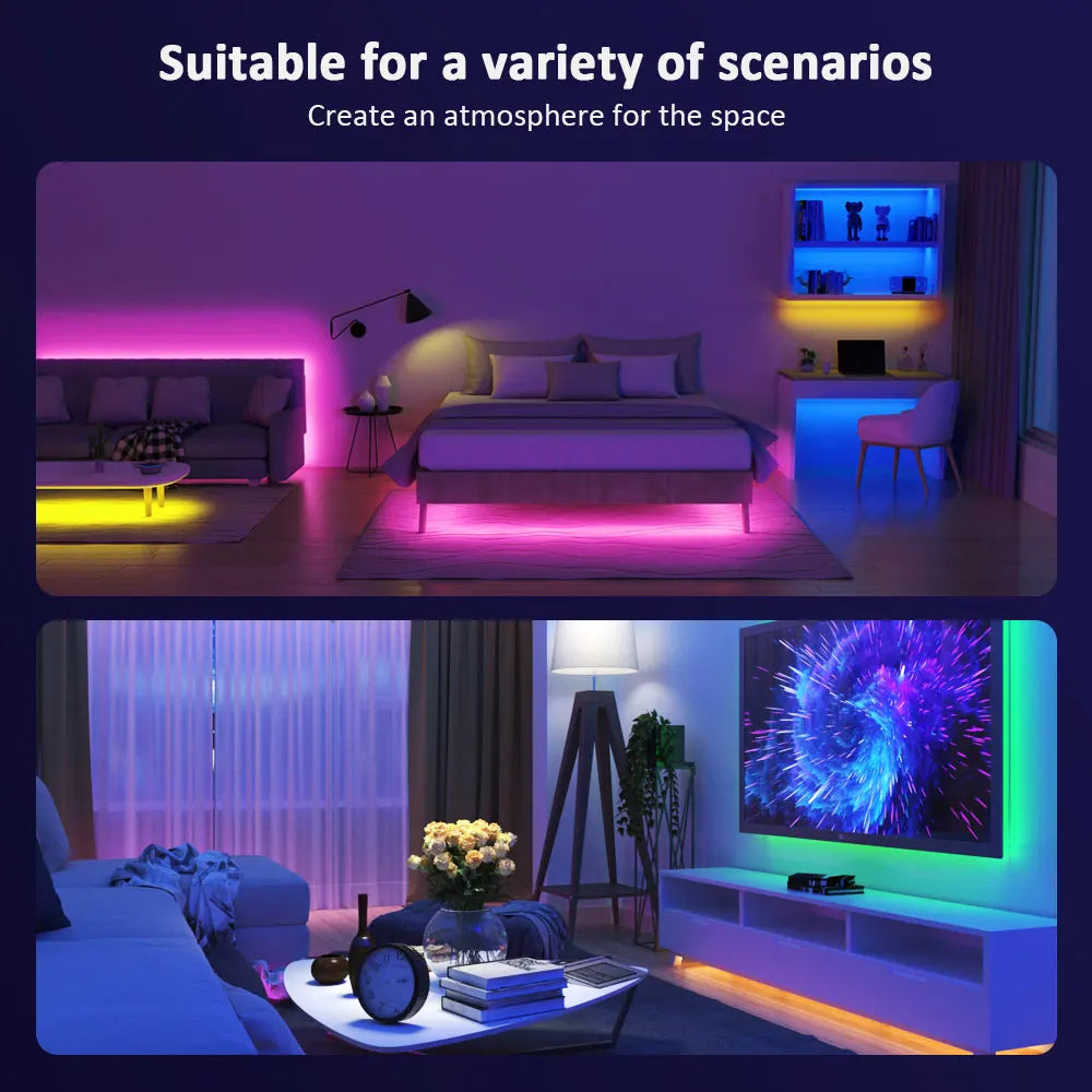 Zelvora LumiStrip™ — RGB Color Changing LED Strip Lights