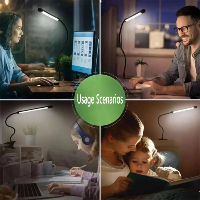 Zelvora LumiClip Pro™ — LED Clip On Luxury Desk Lamp