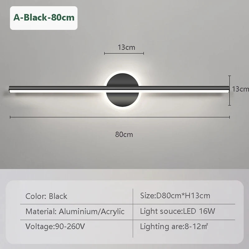 Zelvora LunaGlow™ — Modern LED Bathroom Mirror