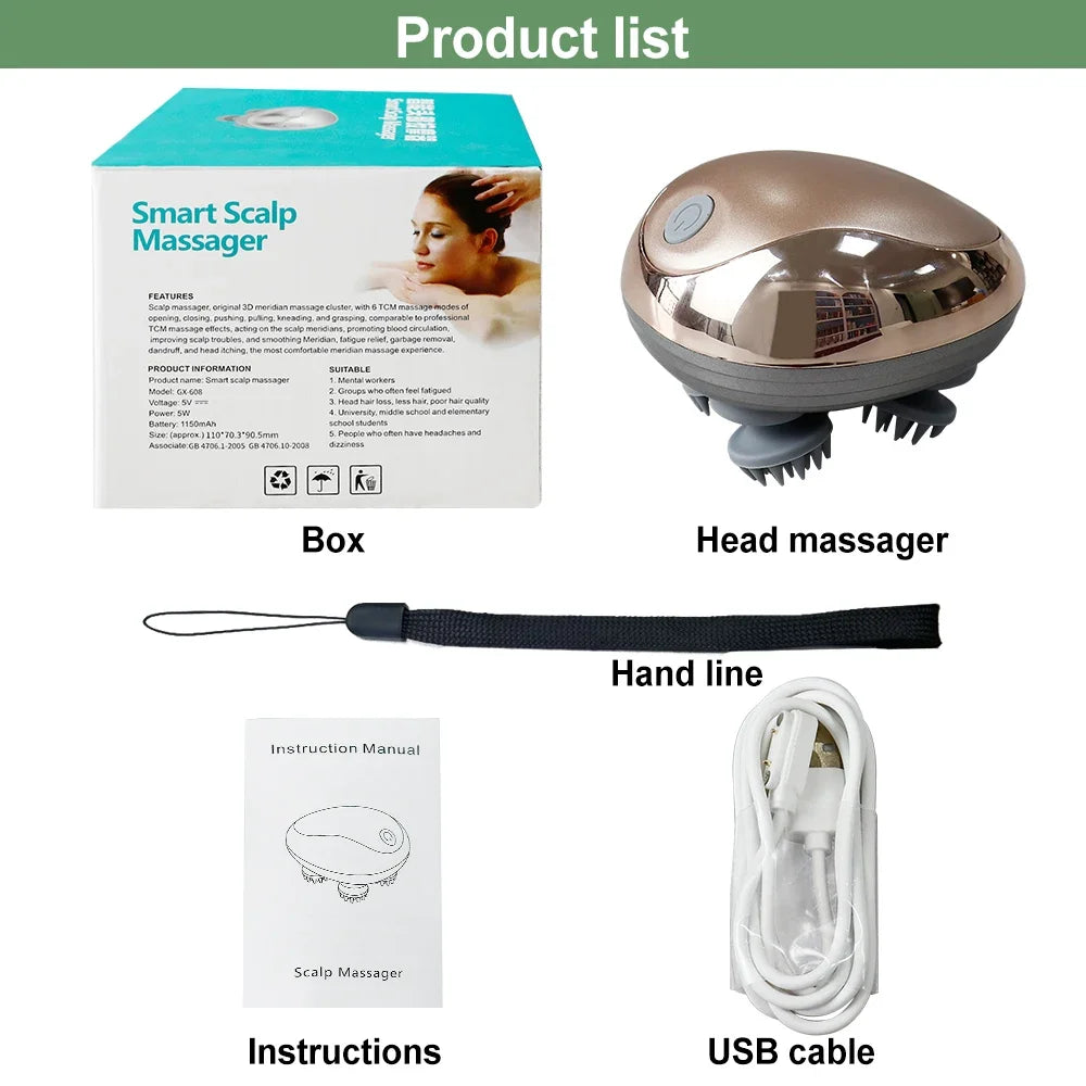 Zelvora ScalpRitual™ — Electric Scalp & Head Massager