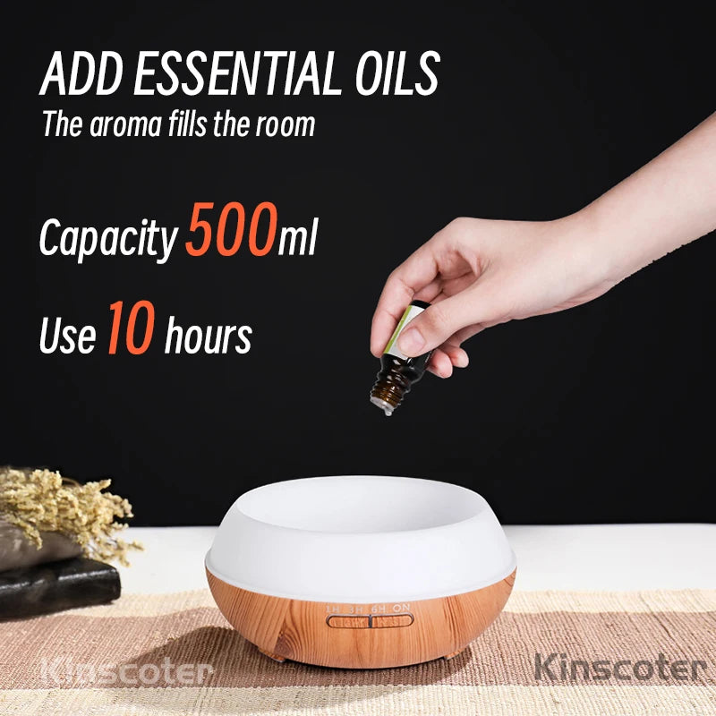 Zelvora AromaLux™ — Luxury Ultrasonic Essential Oil Diffuser