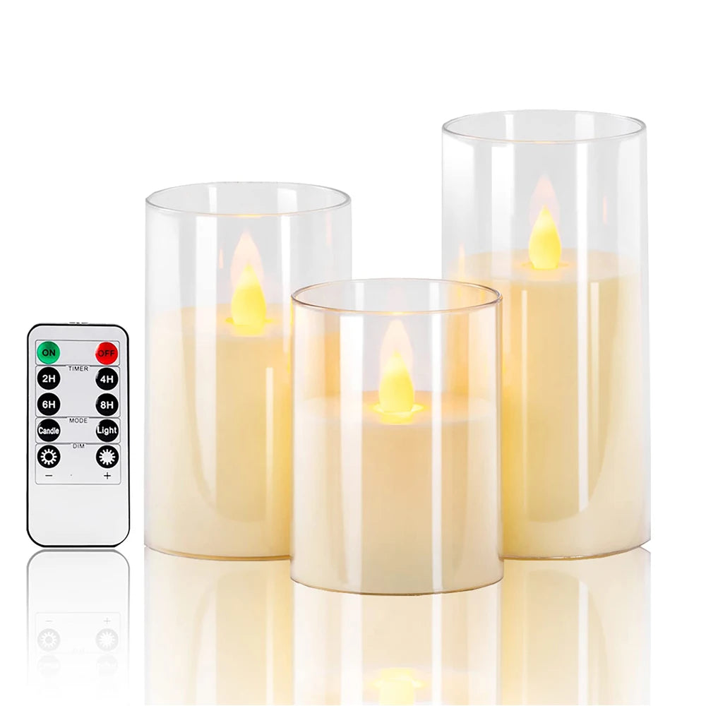 Zelvora Lumière Set™ — Luxury Flameless LED Candle Collection